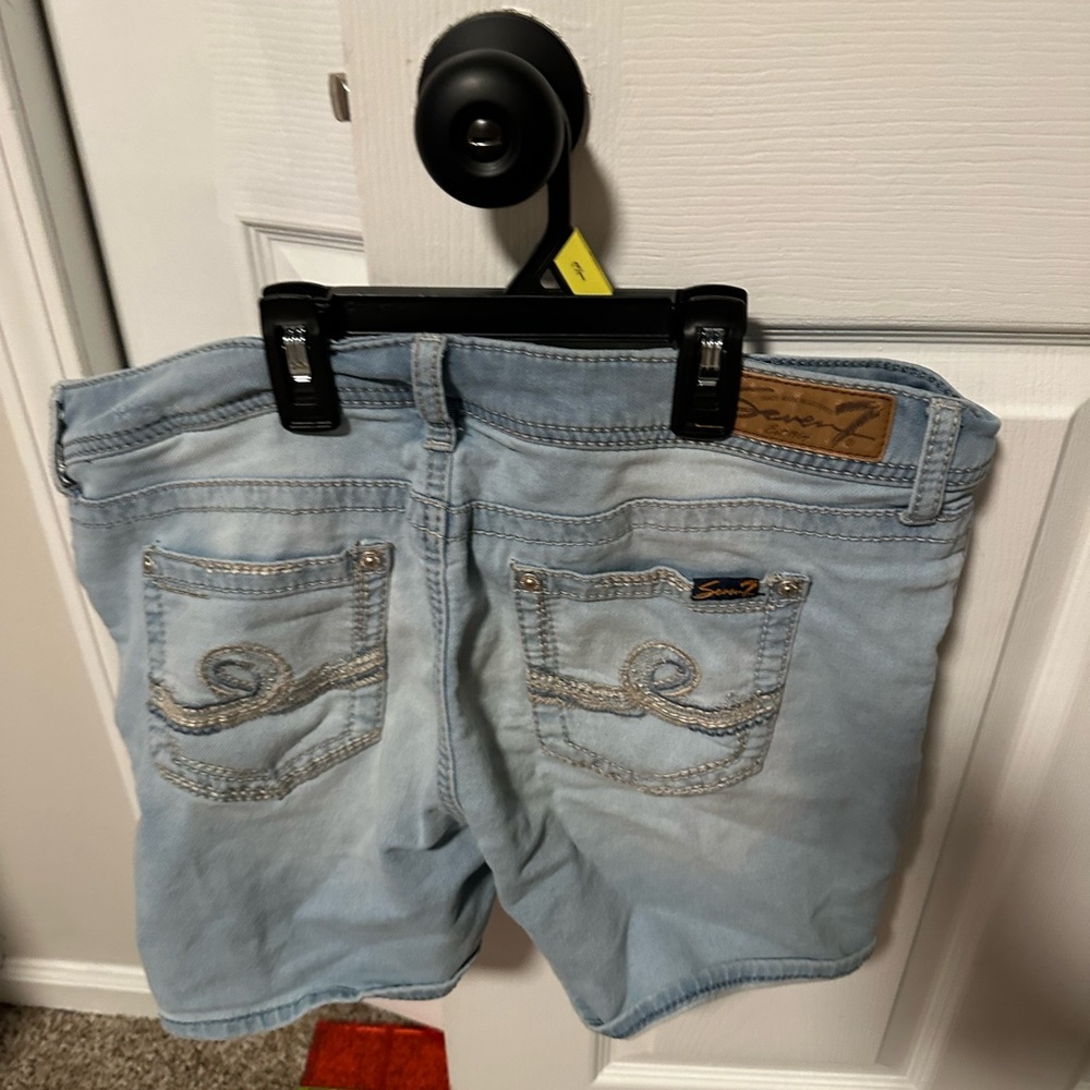 Light Blue Denim Shorts